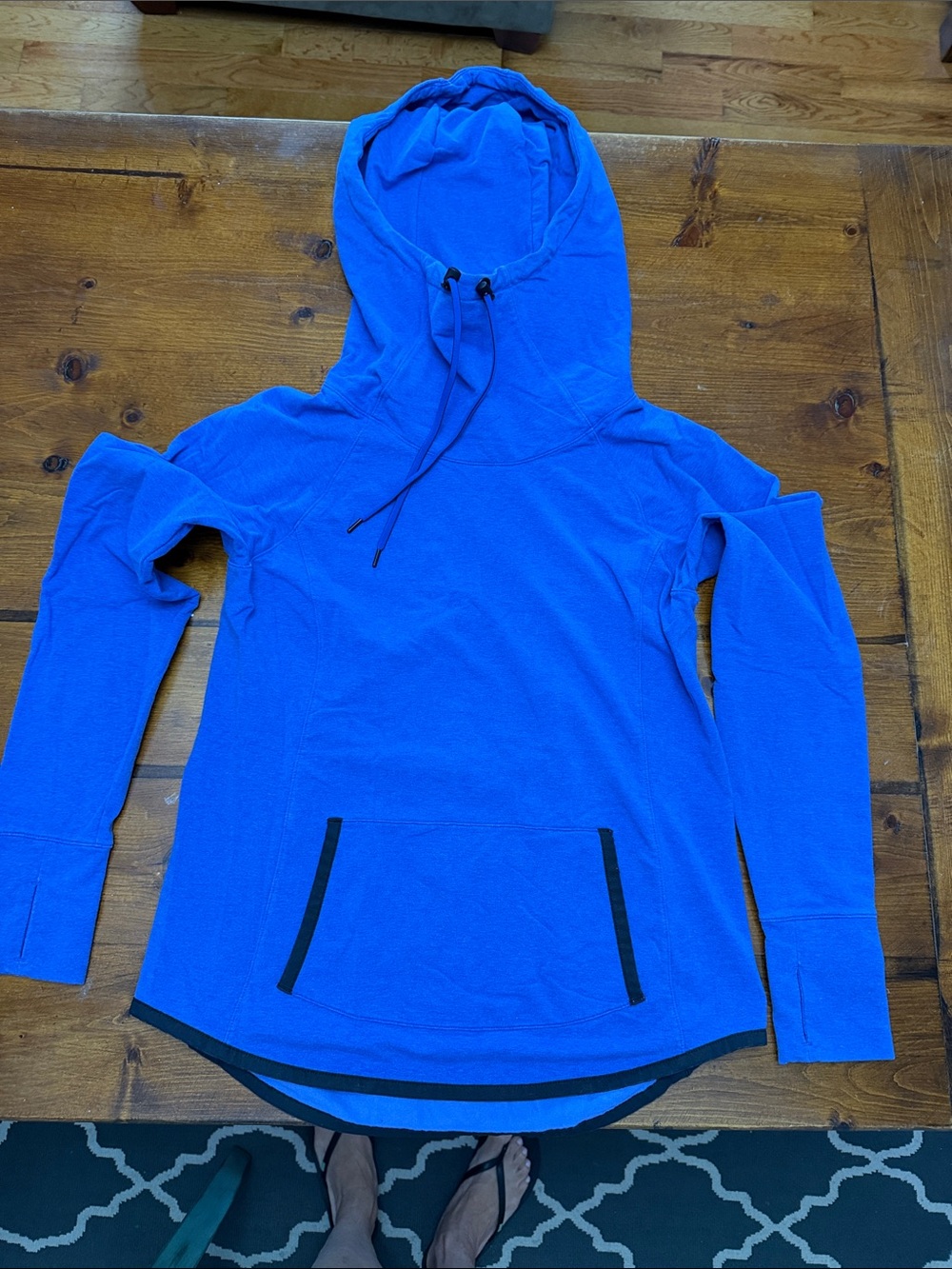 Athleta Periwinkle Hooded Pullover